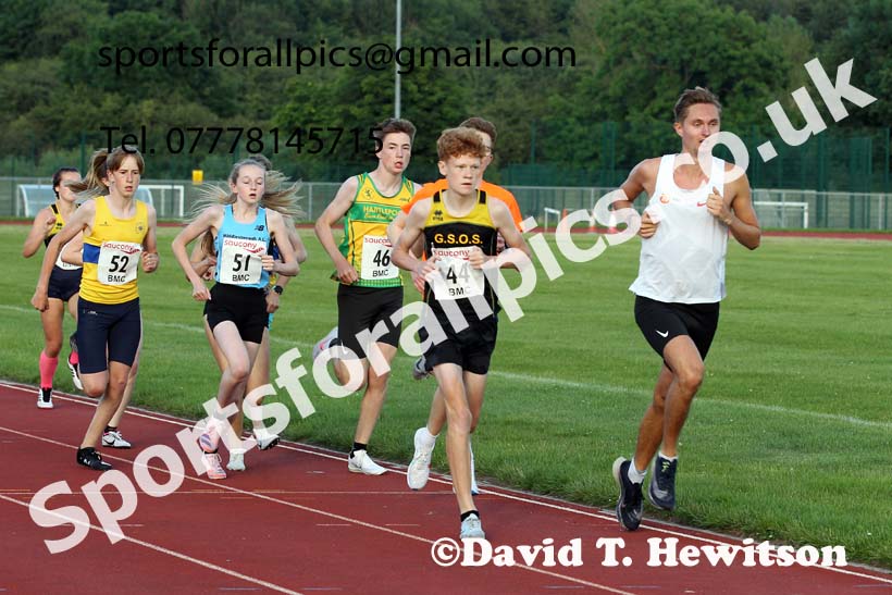 BMC 1500 metres, BMC, Chester le Street, July 19th. Photo: David T. Hewitson/Sports for All Pics